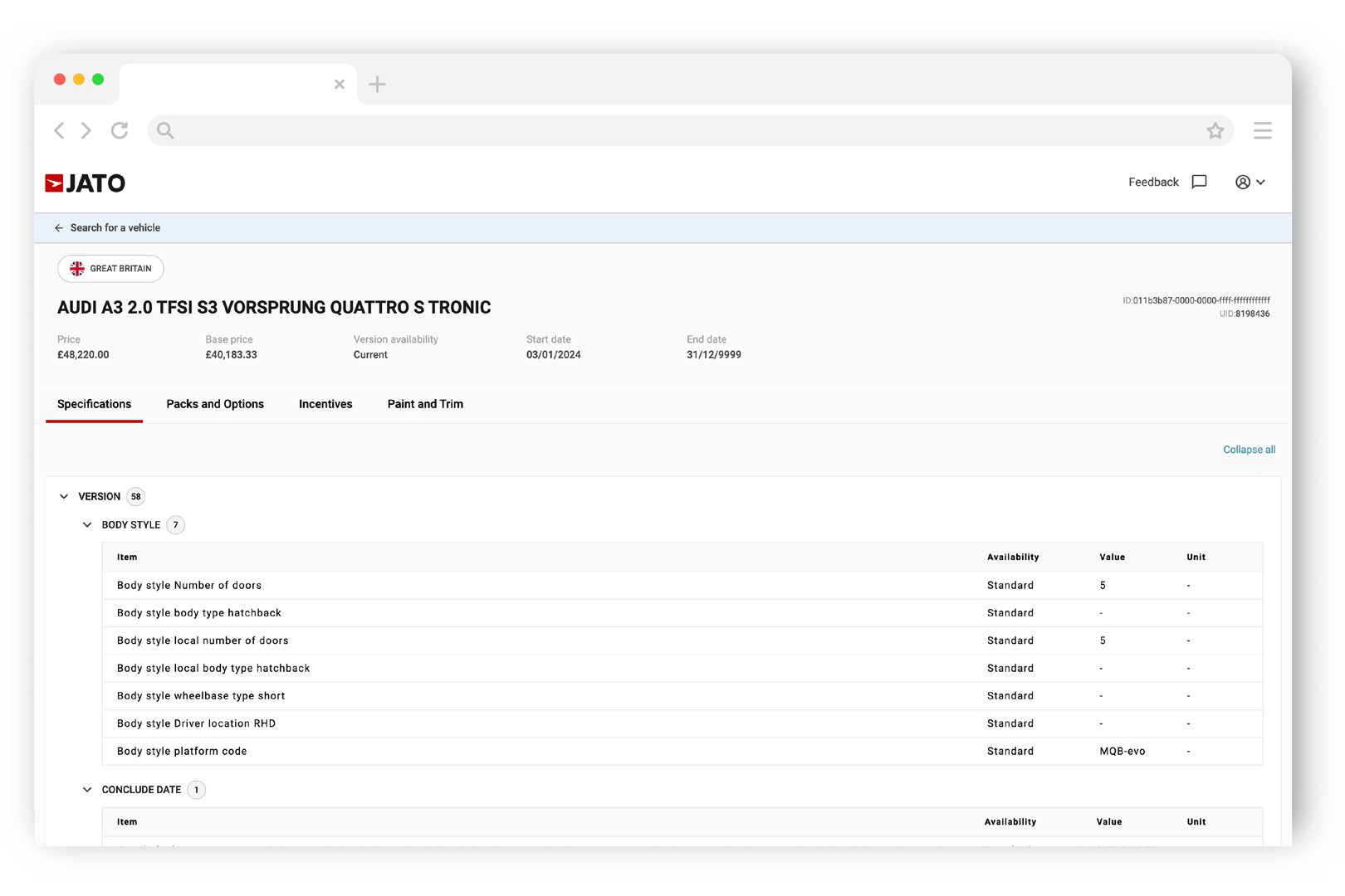 Data Analytics in Automotive - JATO